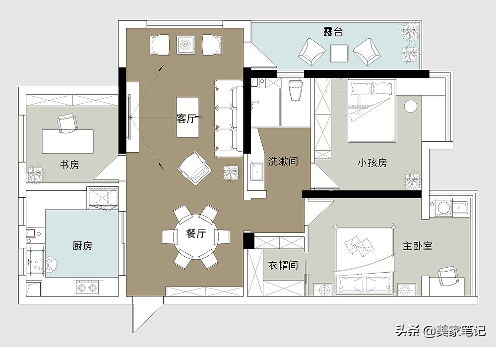 110㎡小户型坚持装中式，阐述东方美学温雅清秀，网友直呼太惊艳
