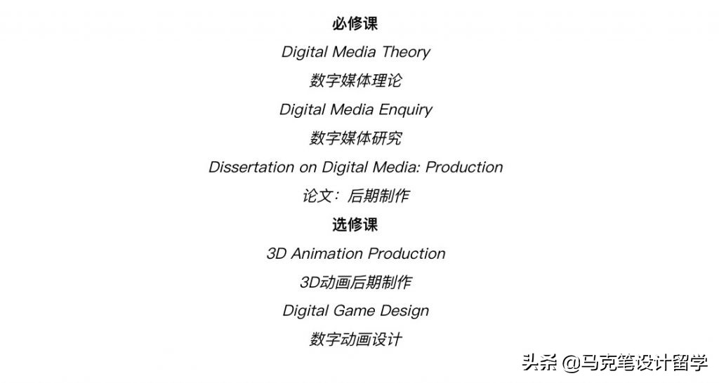 数字媒体学什么？一起看看英国这两所顶尖院校
