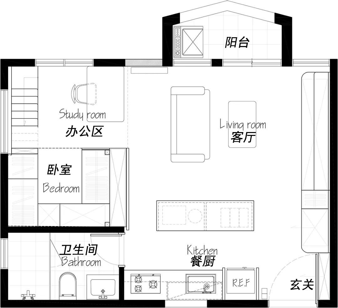 95后男主晒出33㎡独居小家：装修简约高级，随手一拍就是精致场面