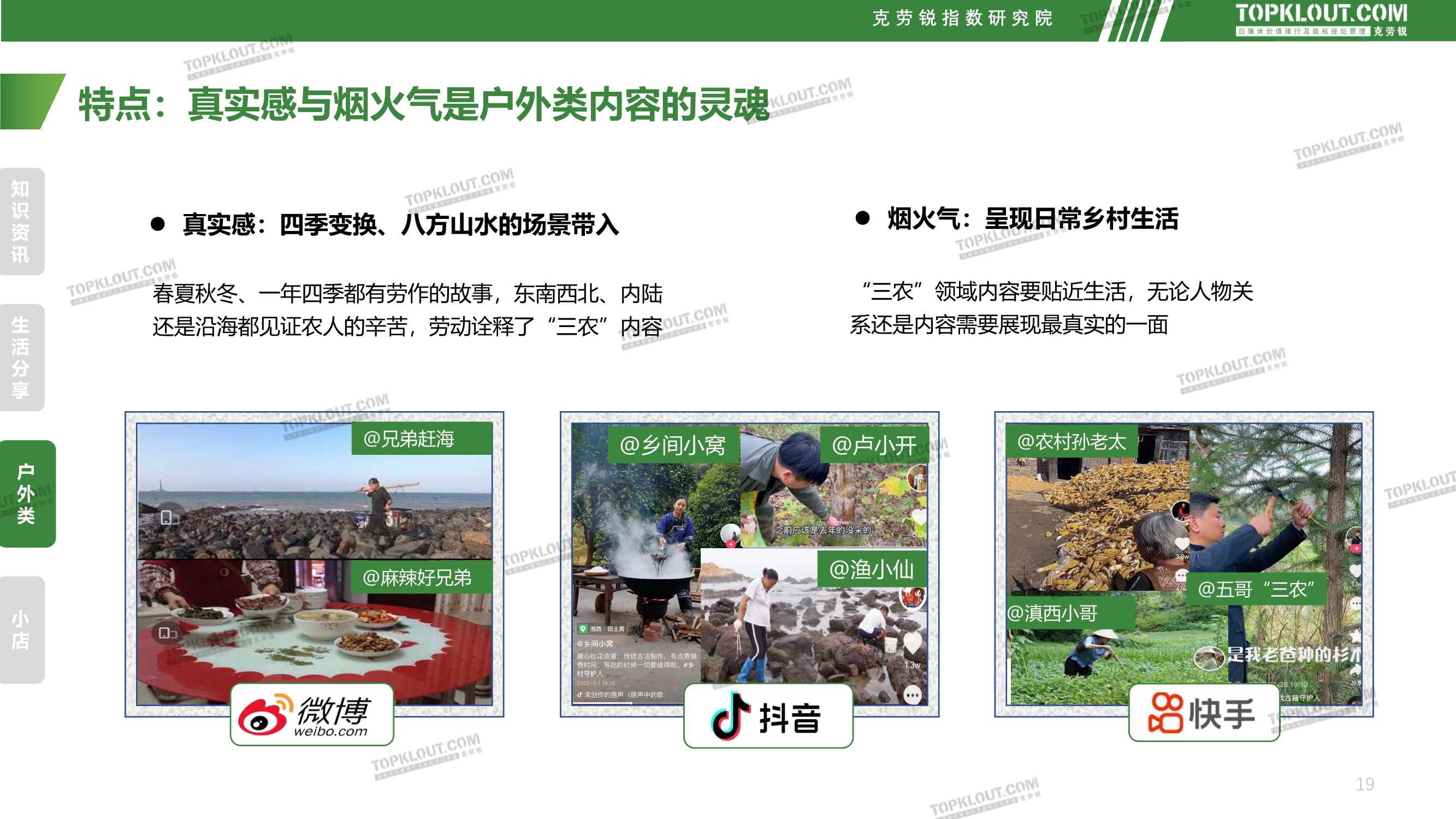 社交媒体三农内容发展趋势洞察（克劳锐）