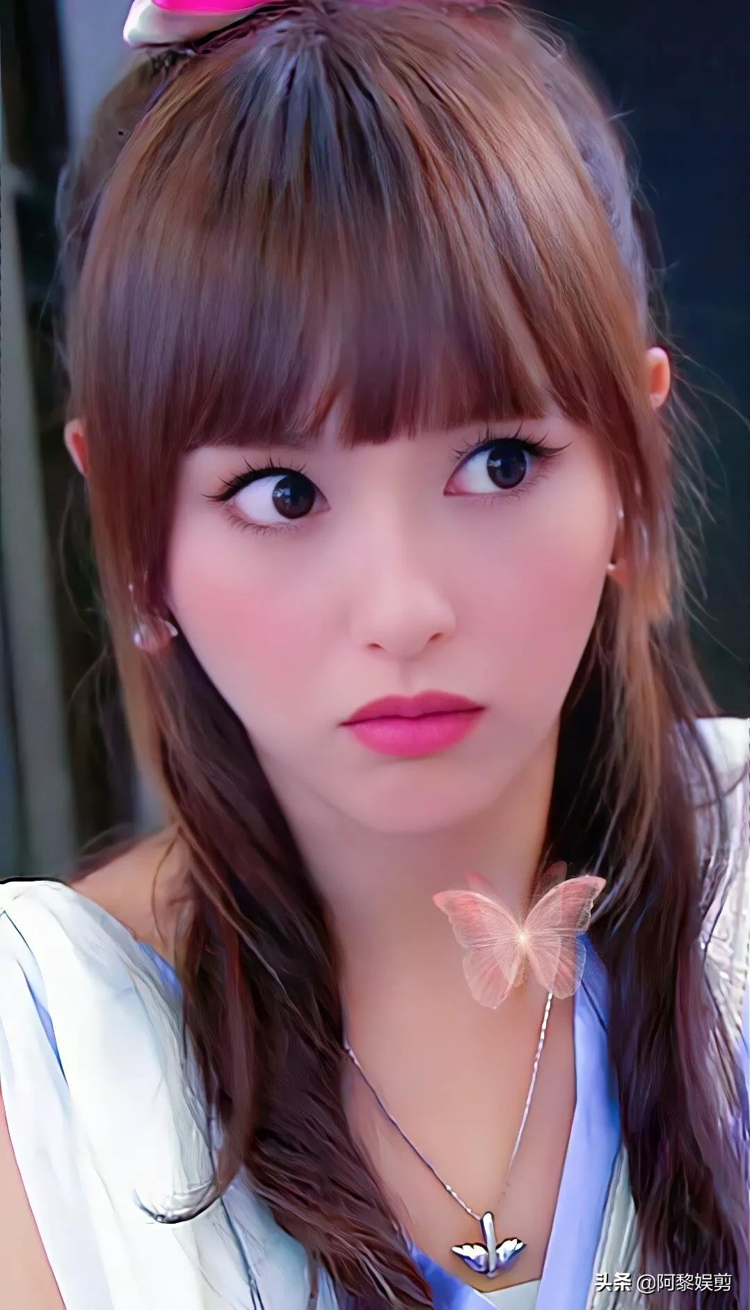 唐嫣年少时清纯灵动，气质不凡太可爱了