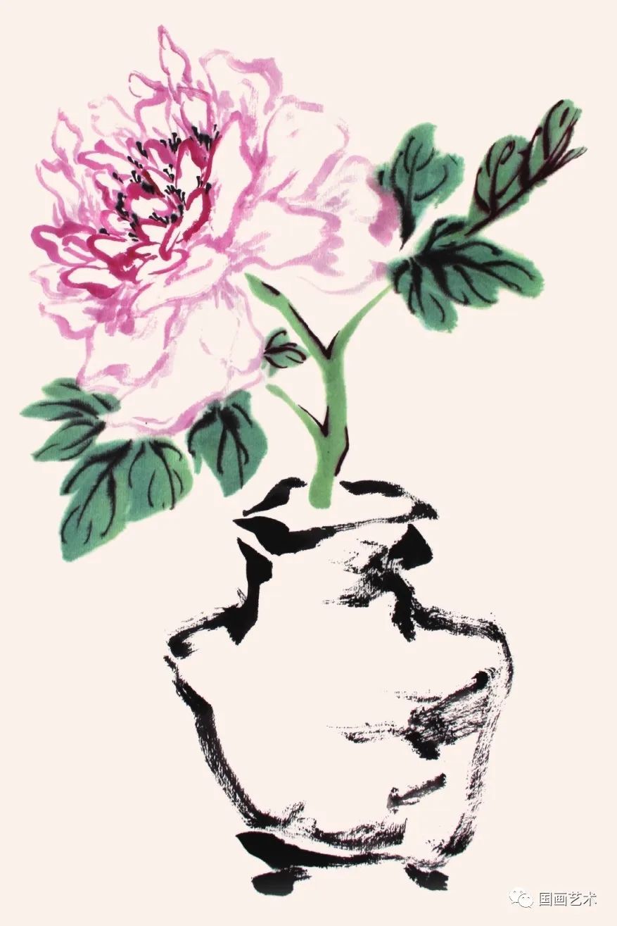 一步步学画牡丹:《富贵吉祥》《傲春》《贵妃插翠图》《绿香球》