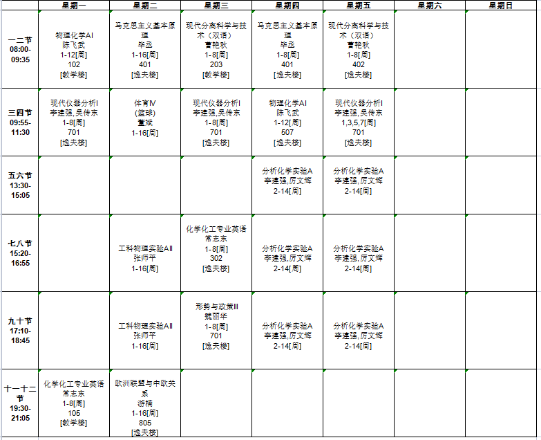 北京高校“超忙”课表曝光！早八晚九，一周40多个课时！网友：不愧是名校！