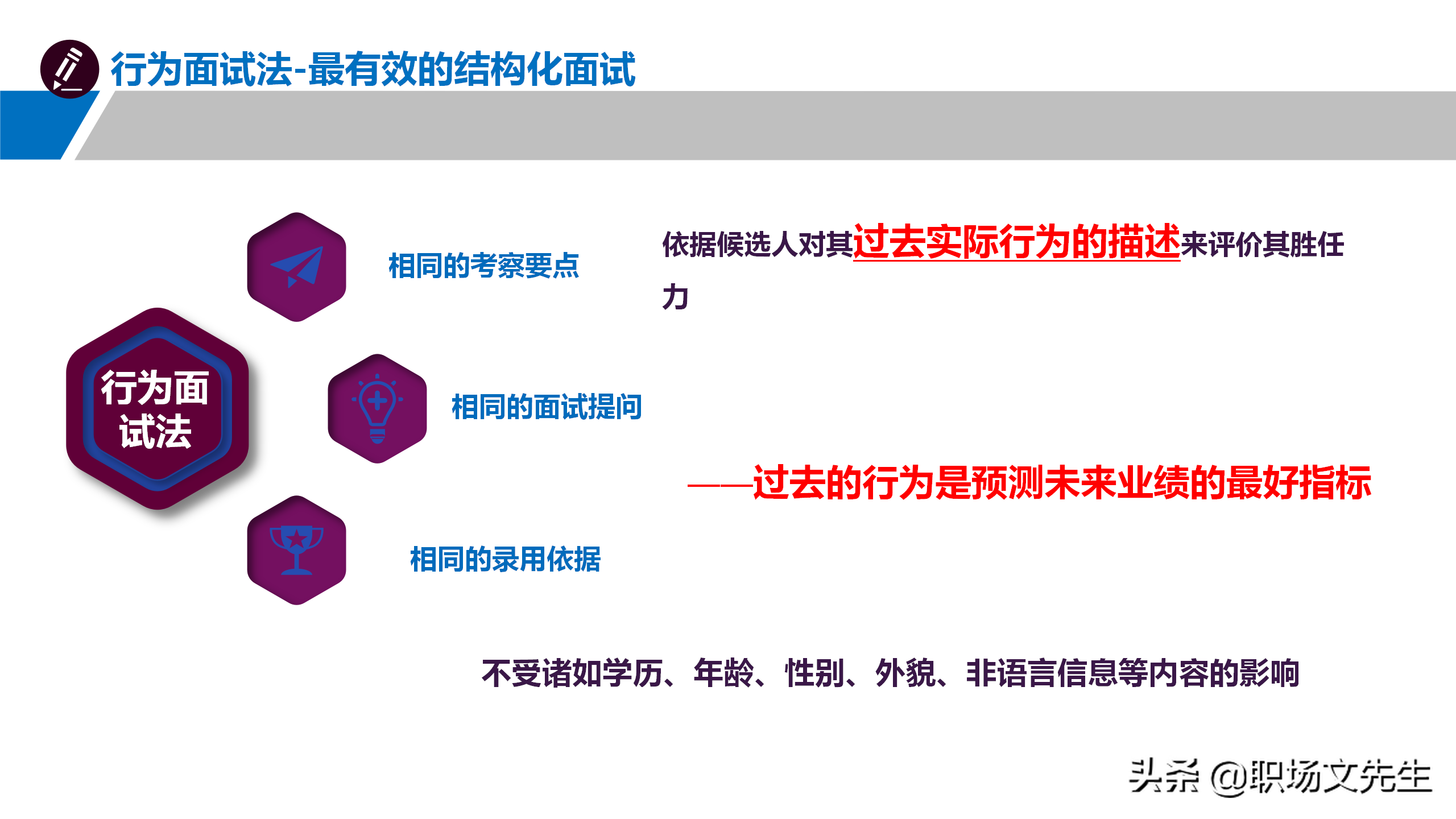 招聘的技巧（面试官做过的）