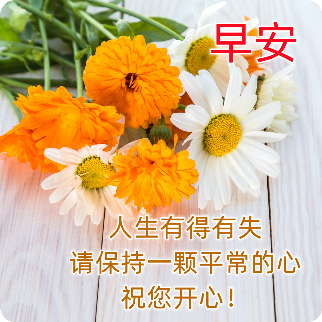 微信朋友圈早上好暖心问候语图片 满满的牵挂，问候送吉祥图片