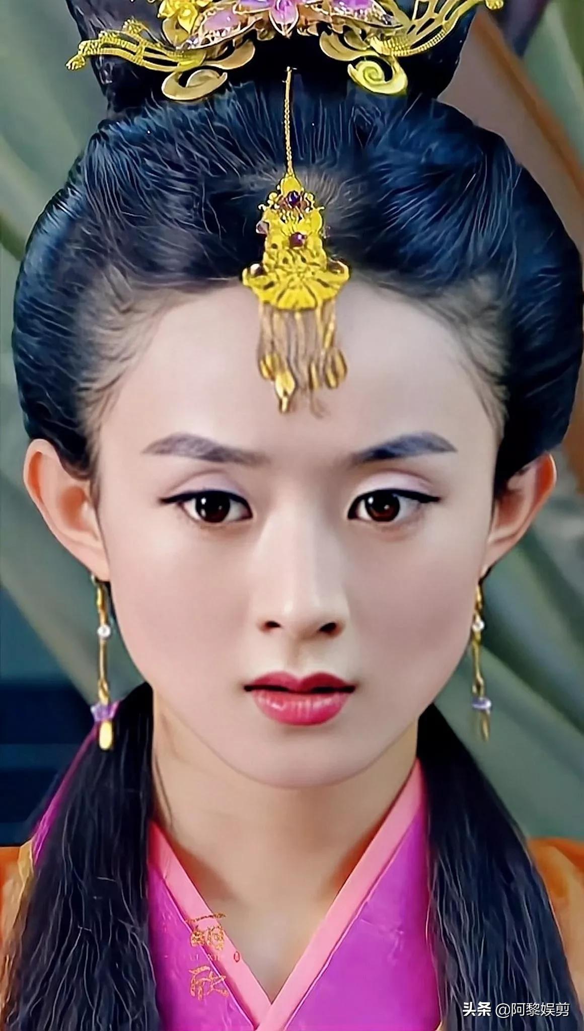 赵丽颖清纯可爱，太美了