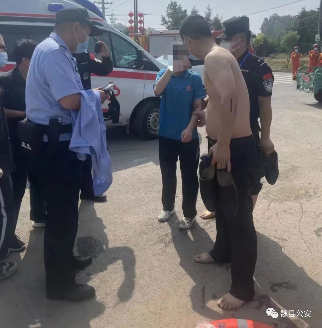 花季少女不慎落水 邯郸魏县公安火速救援