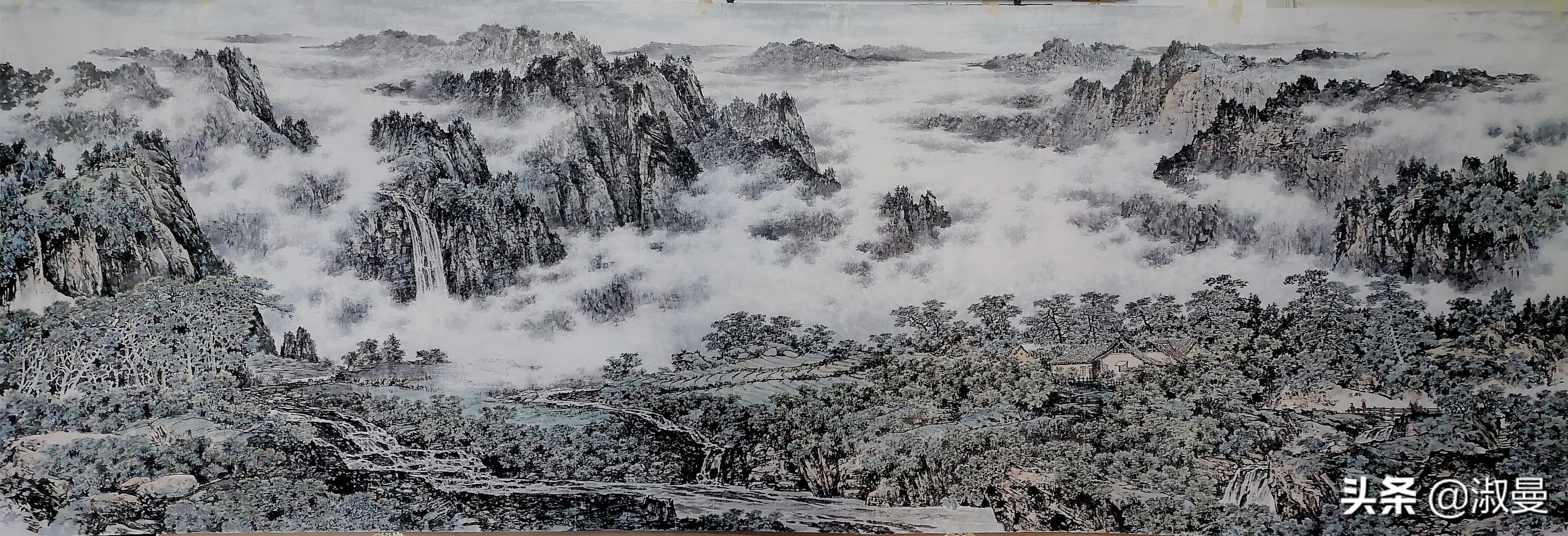 淑气浮远岫 静坐读烟霞