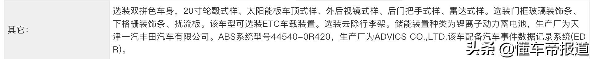 新车｜搭载太阳能板车顶，尺寸接近Model Y!一汽丰田bZ4X首次亮相