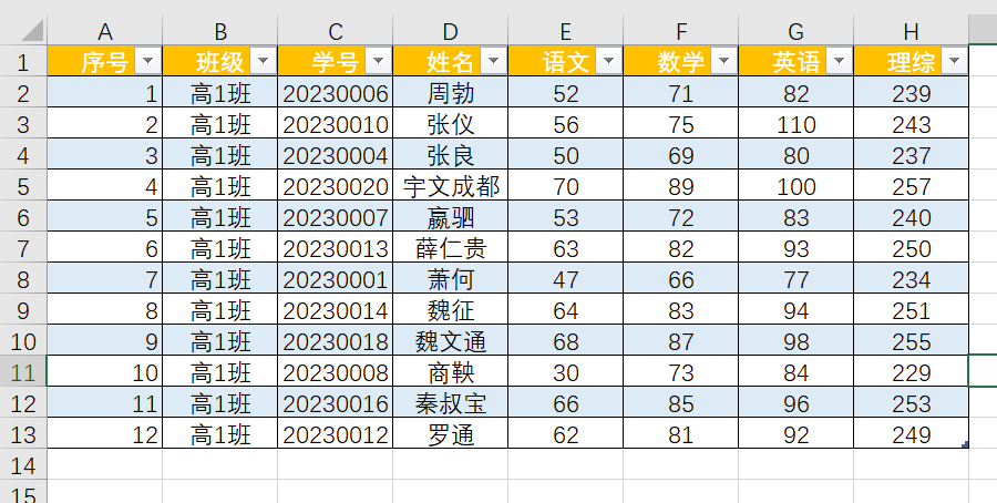 Excel——如何实现序号自动跟新