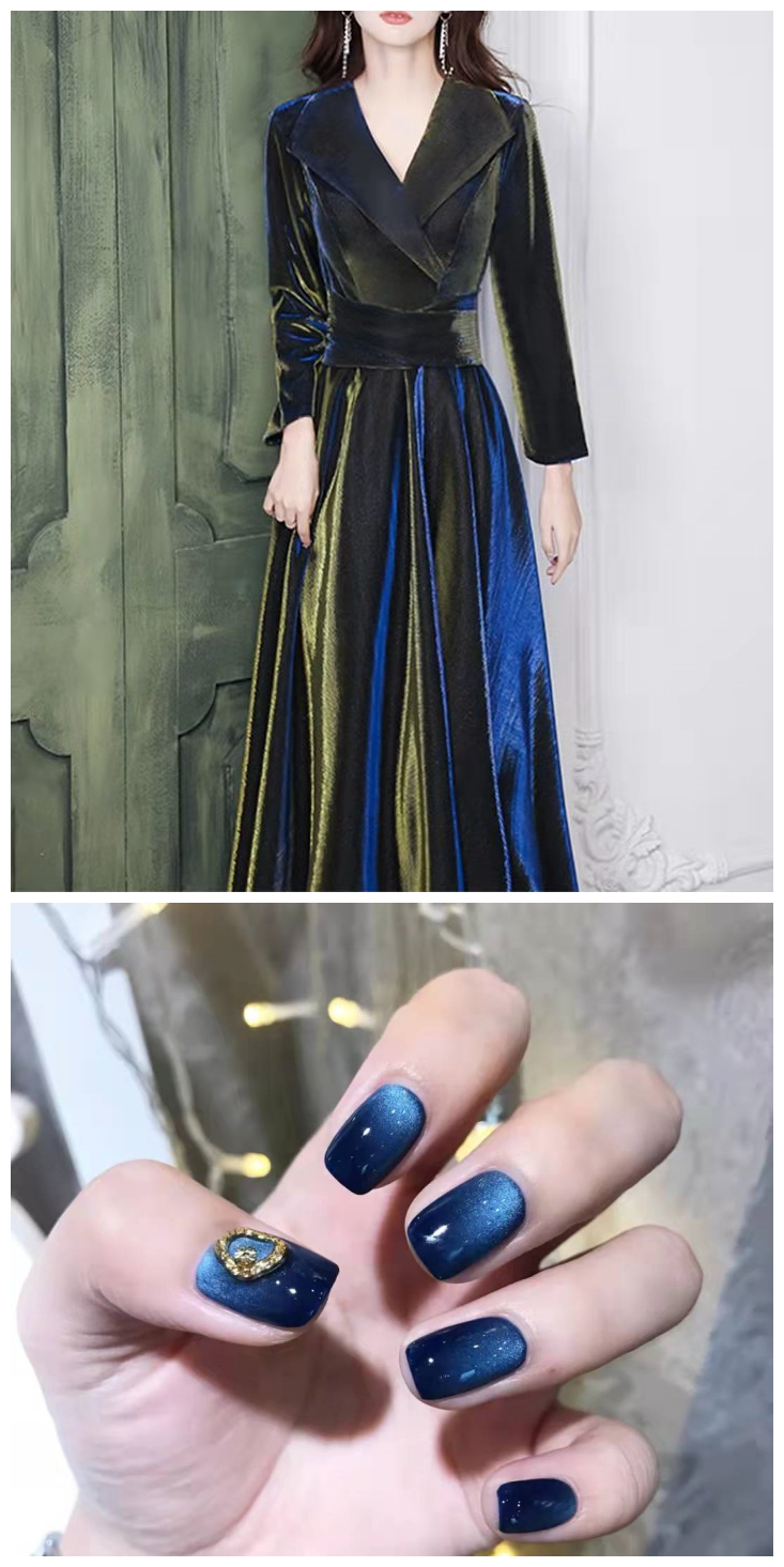 十二星座年会礼服美甲穿搭来了