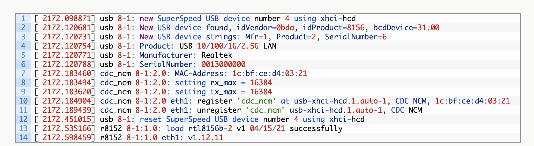 修复Ubuntu中Realtek RTL8156B 2.5GbE USB适配器的性能问题