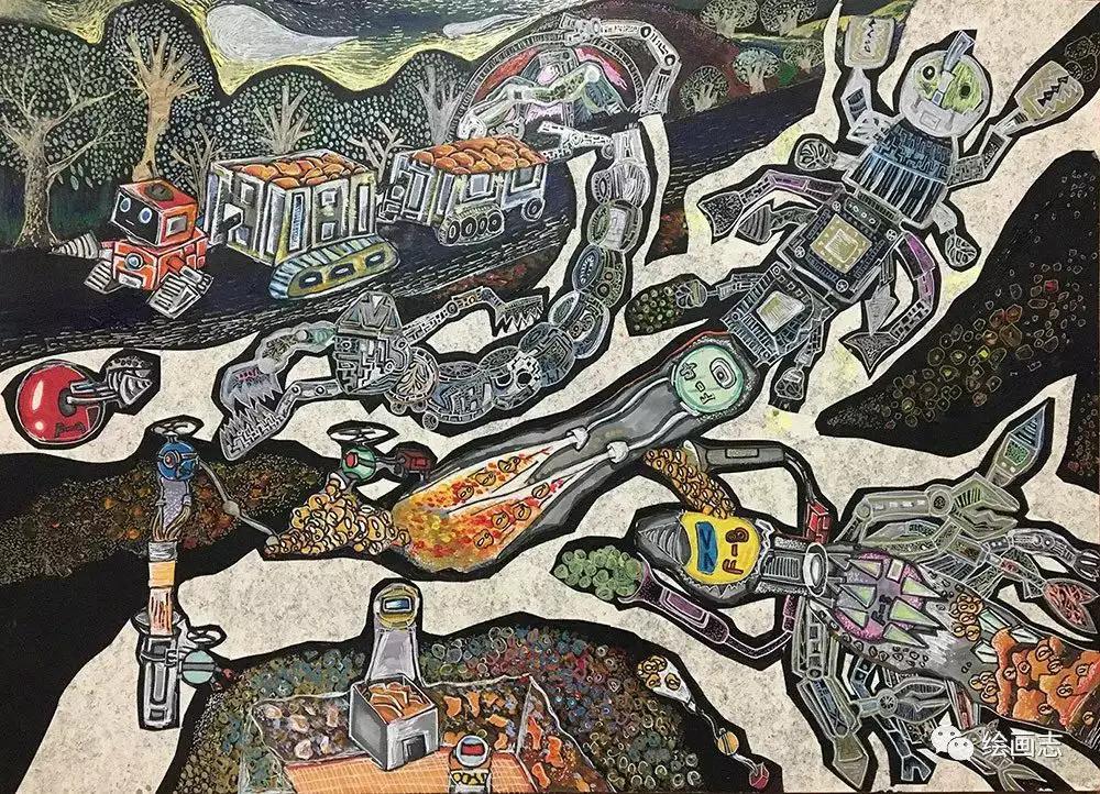 科幻画素材—25种类型科学幻想绘画比赛获奖作品欣赏,点击收藏