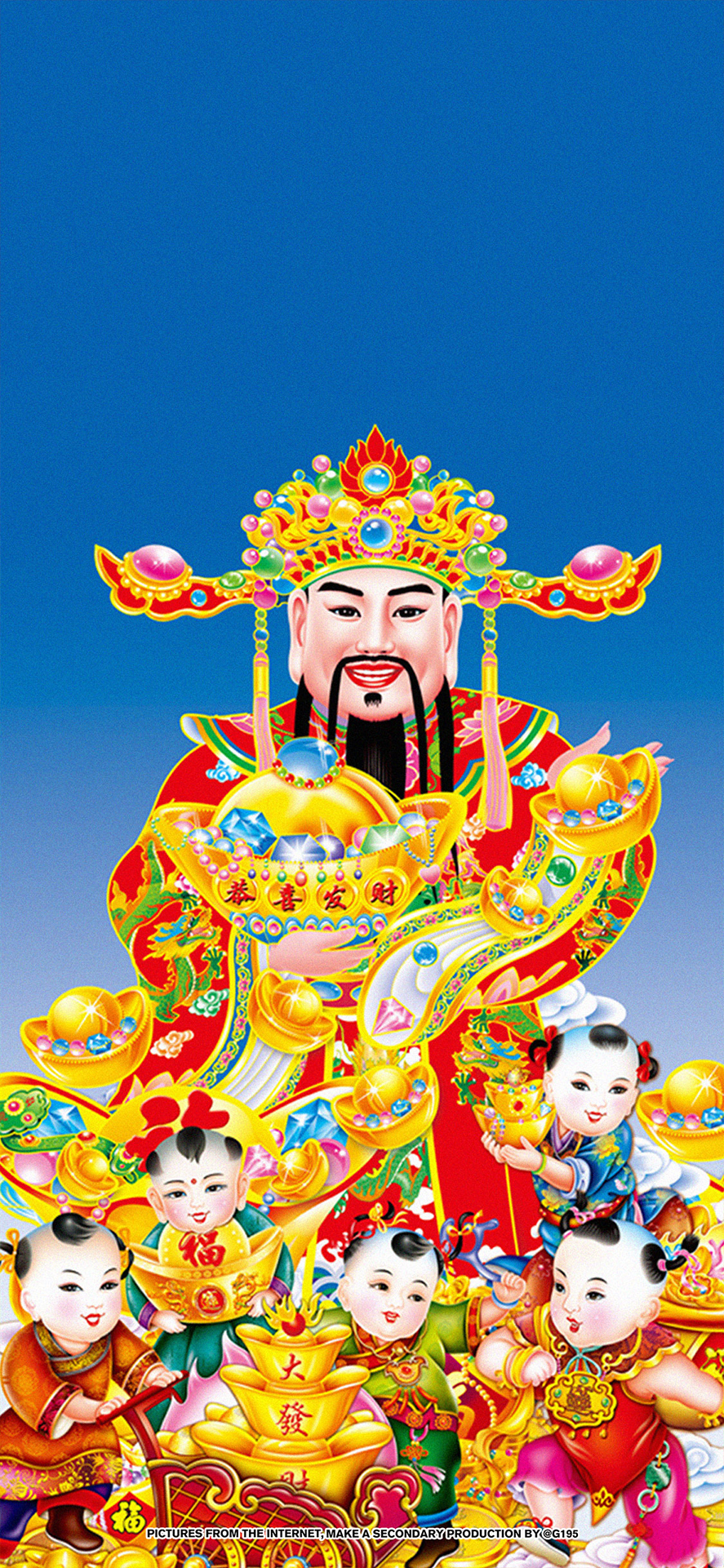 2022最旺财神爷壁纸火爆