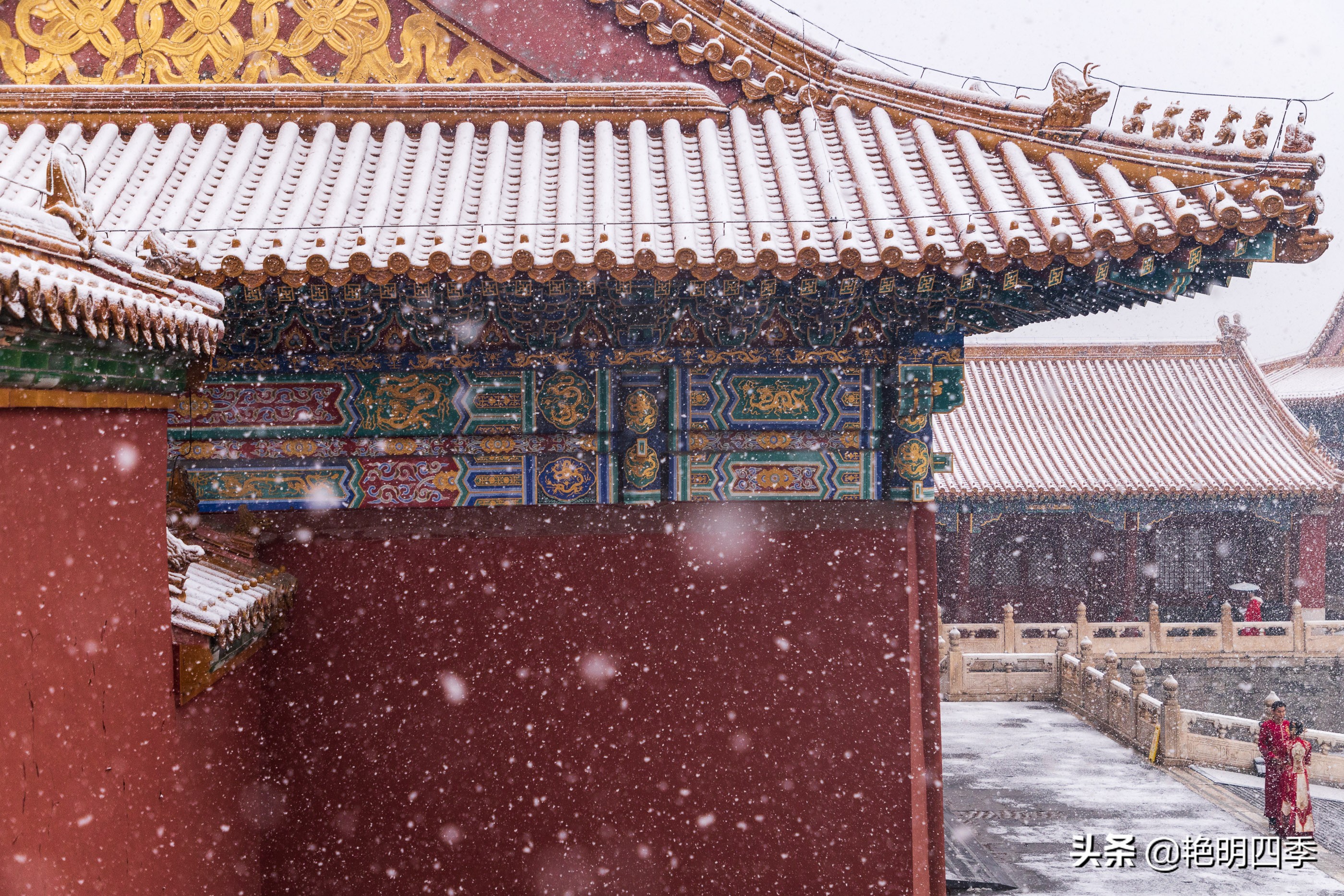 春天里，在紫禁城看一场大雪，与冬天做一个郑重的告别