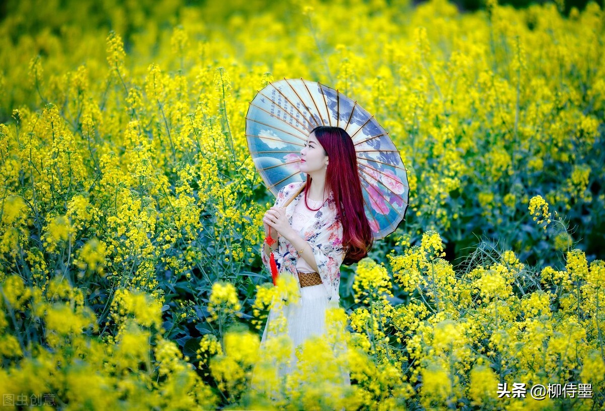 春天与花儿一起拍照，6个摄影口诀，拍摄意境唯美的人像大片