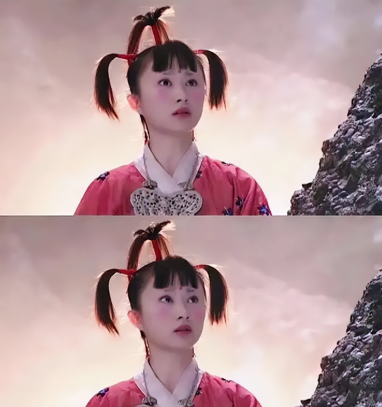 已经装不下了,连舒畅这种水灵儿的演员,都只能安排去演"天山童姥"我