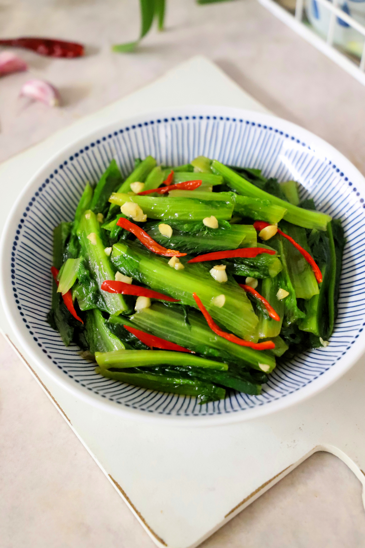 【清炒油麦菜】