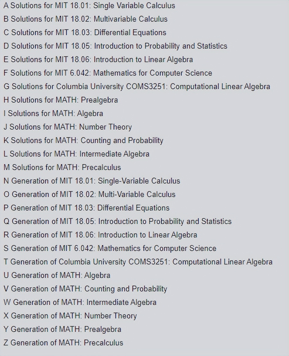 MIT发布加强版「高数」求解器：7门课程正确率达81%