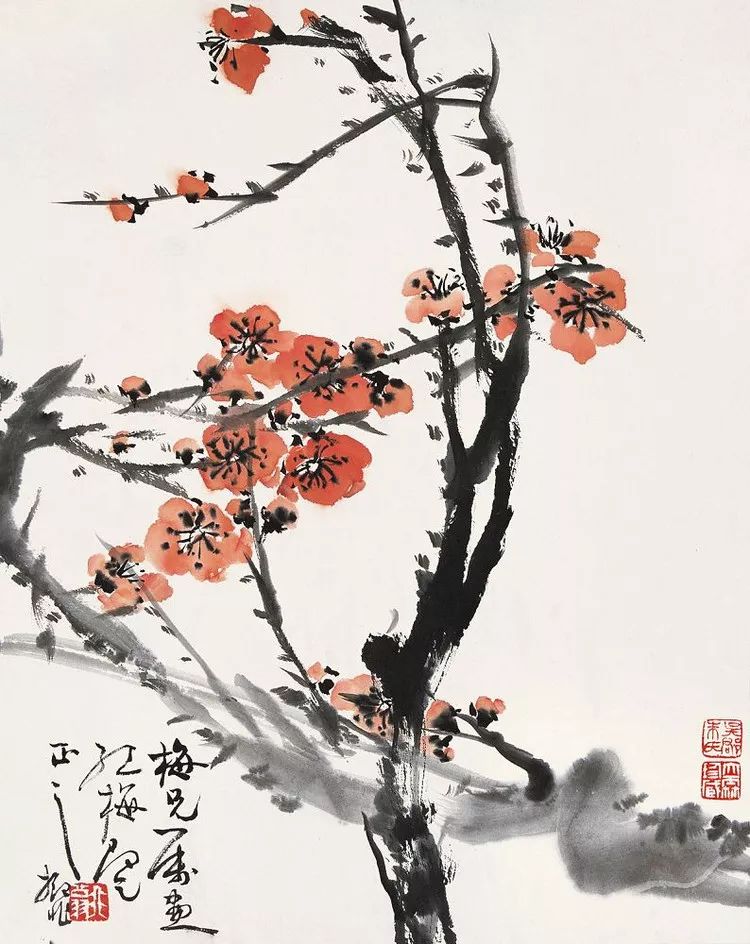 陆抑非:形神兼备,清丽明健,高清花鸟画作欣赏