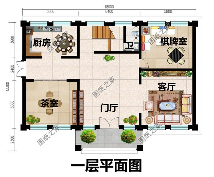 欧式双层别墅设计图，大气又内敛，量身定制的好房型