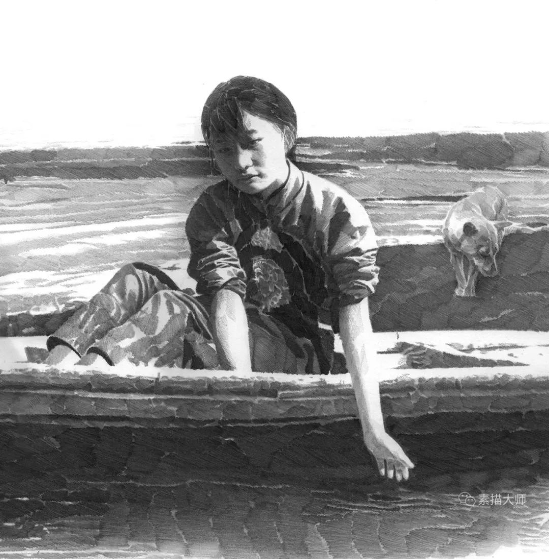 当代著名画家李晨,《边城》高清插画!| 情感与绘画语境的结合