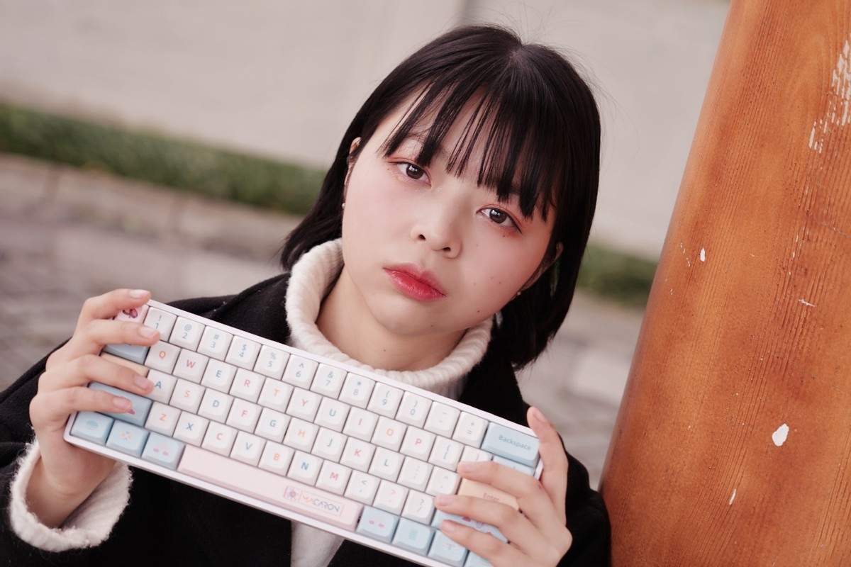 颜控不能拒绝的键盘，享受客制化设计，小呆虫马卡龙主题配色