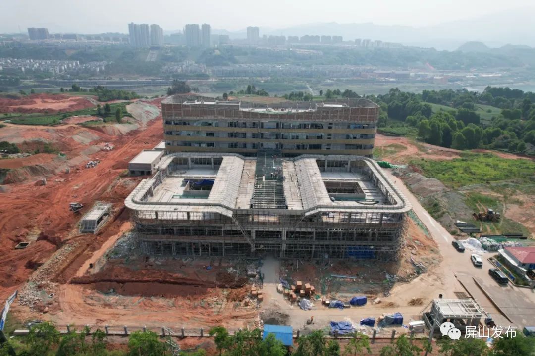 屏山县人民医院江北院区可望5月交付使用