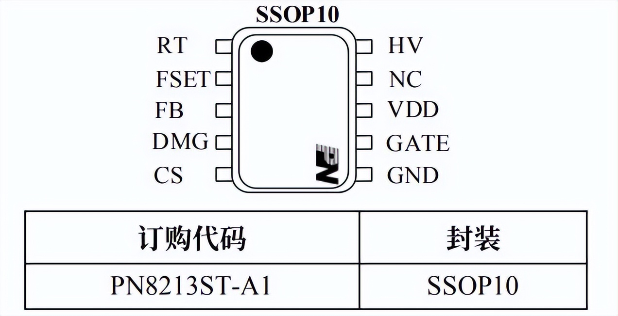 快充 ncp1342替代料PN8213氮化镓充电器主控芯片