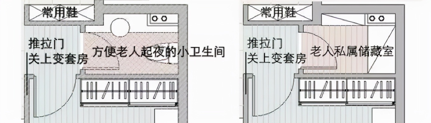 卫生间多种布局：精细化研究