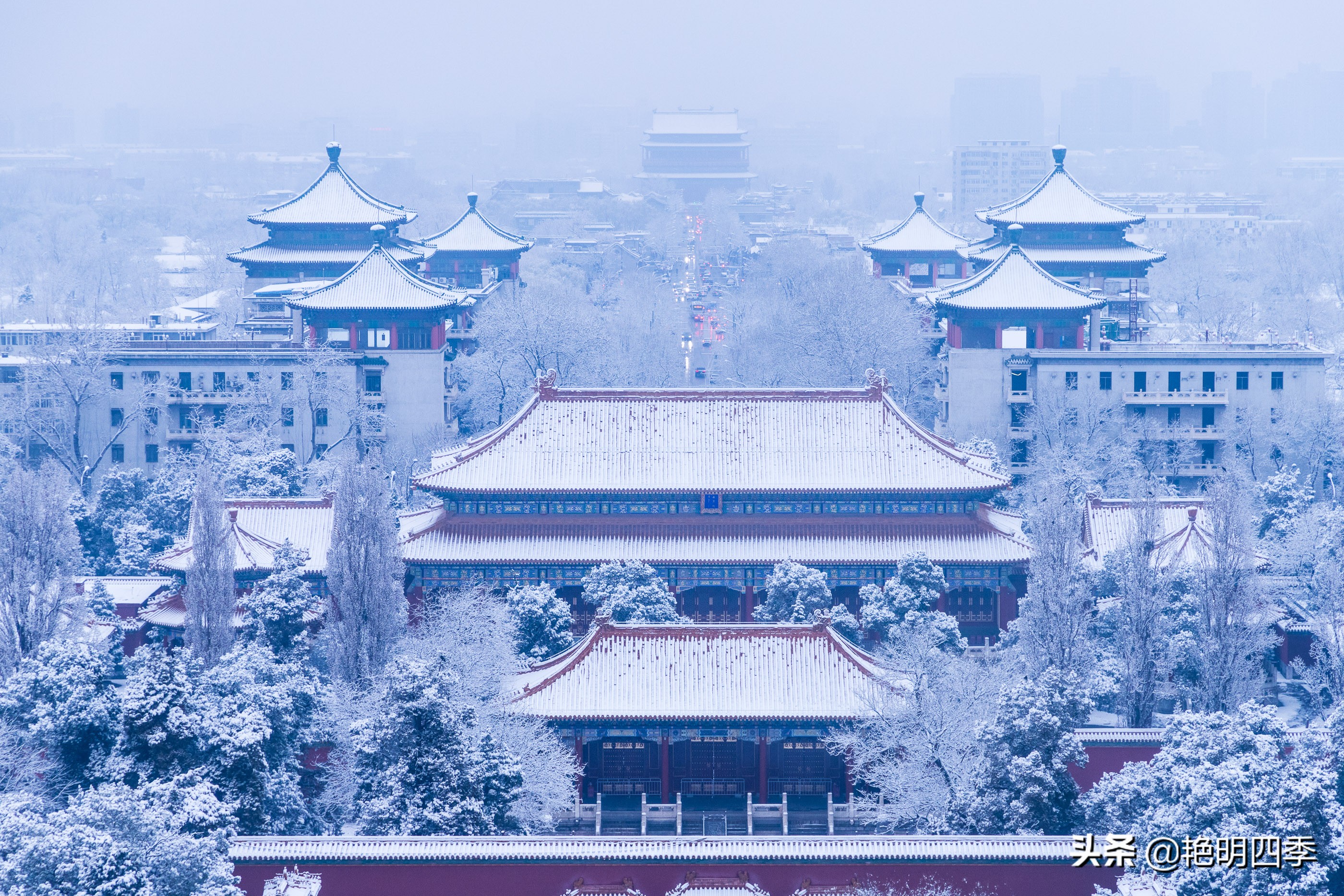 春天里，在紫禁城看一场大雪，与冬天做一个郑重的告别