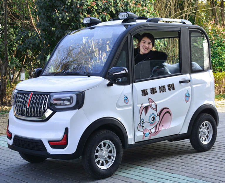 全封闭油电四轮车价格3款8000多元的老年代步车