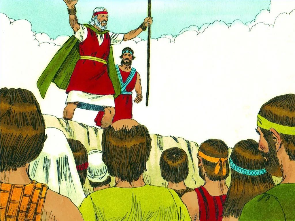 摩西带领他的族人走进荒漠多次化险为夷