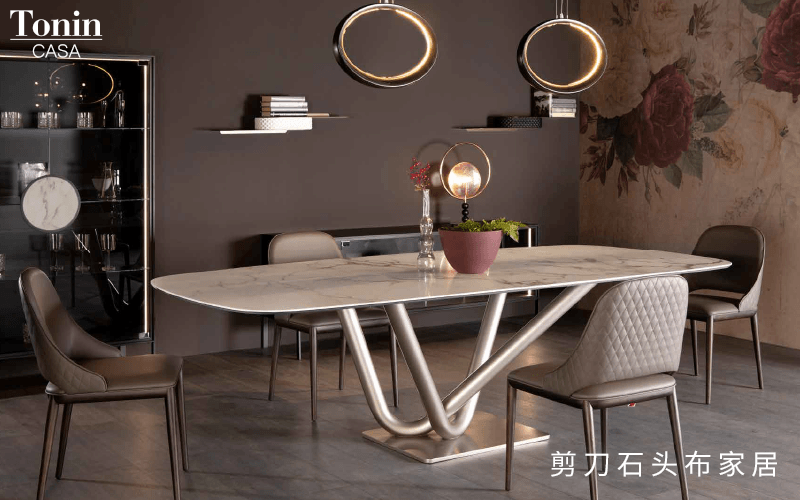 意大利进口家具TONINCAS餐椅吧椅设计欣赏，曲线玲珑外形别致