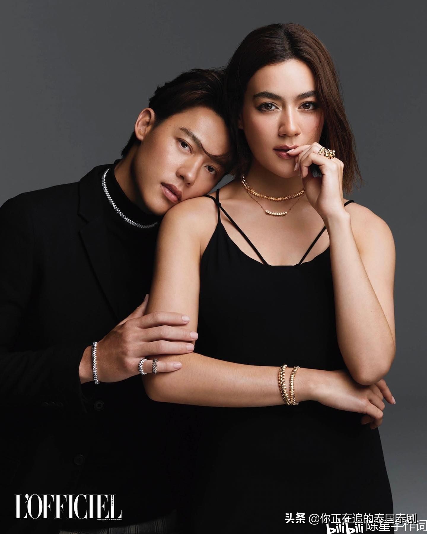 泰国明星夫妇MarkPrin和Kim求婚后首刊杂志：四部新泰剧备受期待