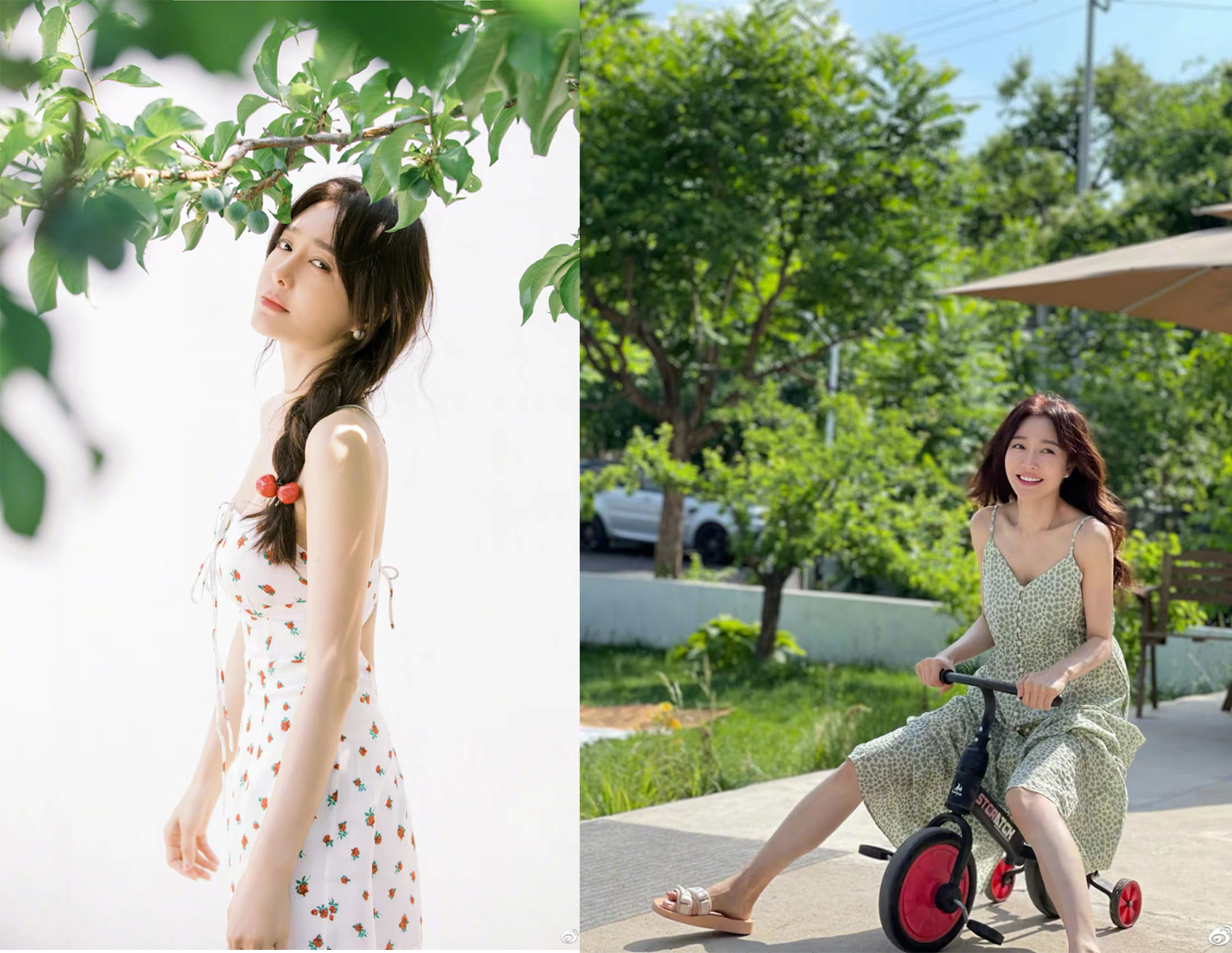 四十多岁的月光女神秦岚的私下穿搭反差巨大，妥妥的穿搭精