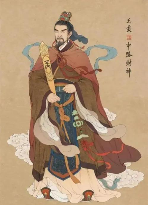 分别是东路财神比干,南路财神柴王爷,西路财神关公,北路财神赵公明