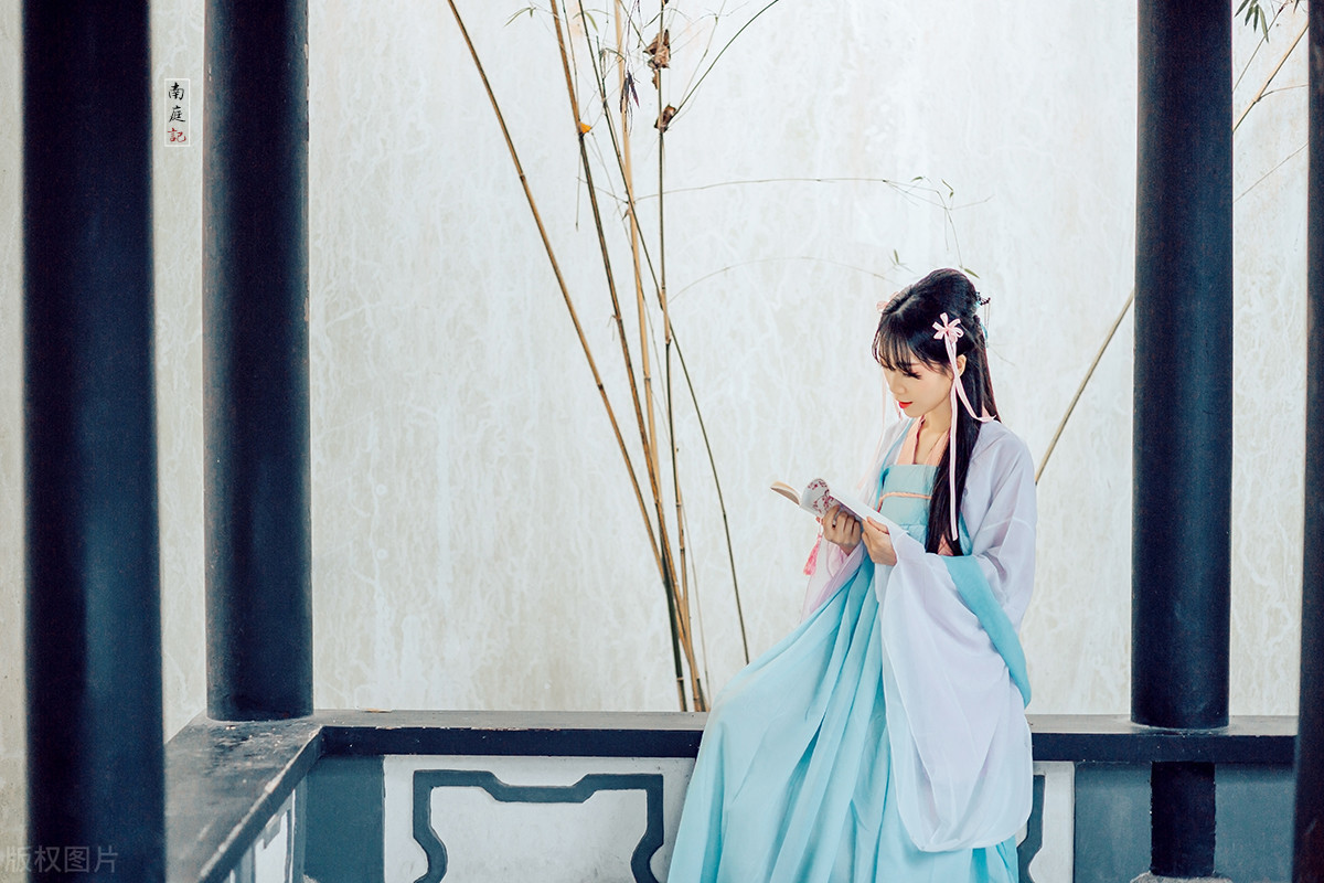 诗词,文化领域配图珍藏,近200张头条图库的古风美女图片