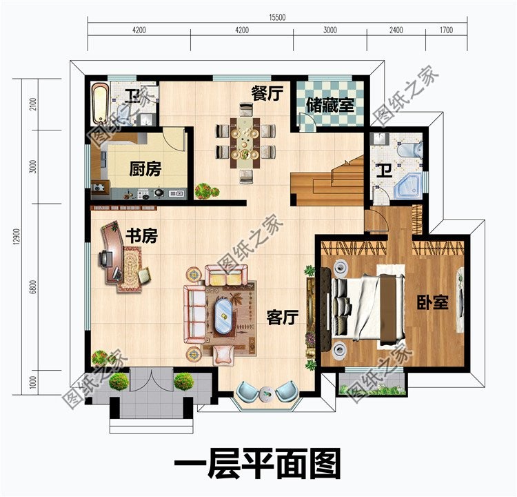 拥有超大落地窗的别墅设计，让空间变得敞亮且设计美感十足