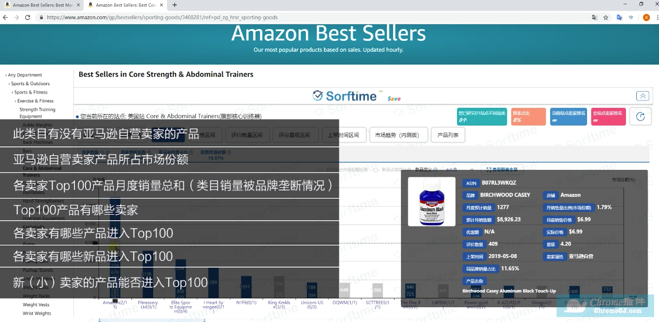 「推荐」Sorftime Save亚马逊BSR类目数据分析插件最全使用教程