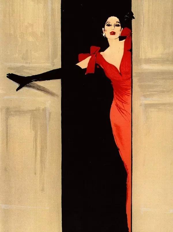 时尚插画大师之一René Gruau