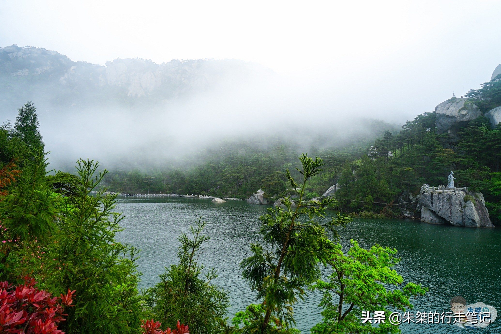 安徽那些绝美的"高山平湖",青山隐隐,山水相映,犹如瑶池仙境