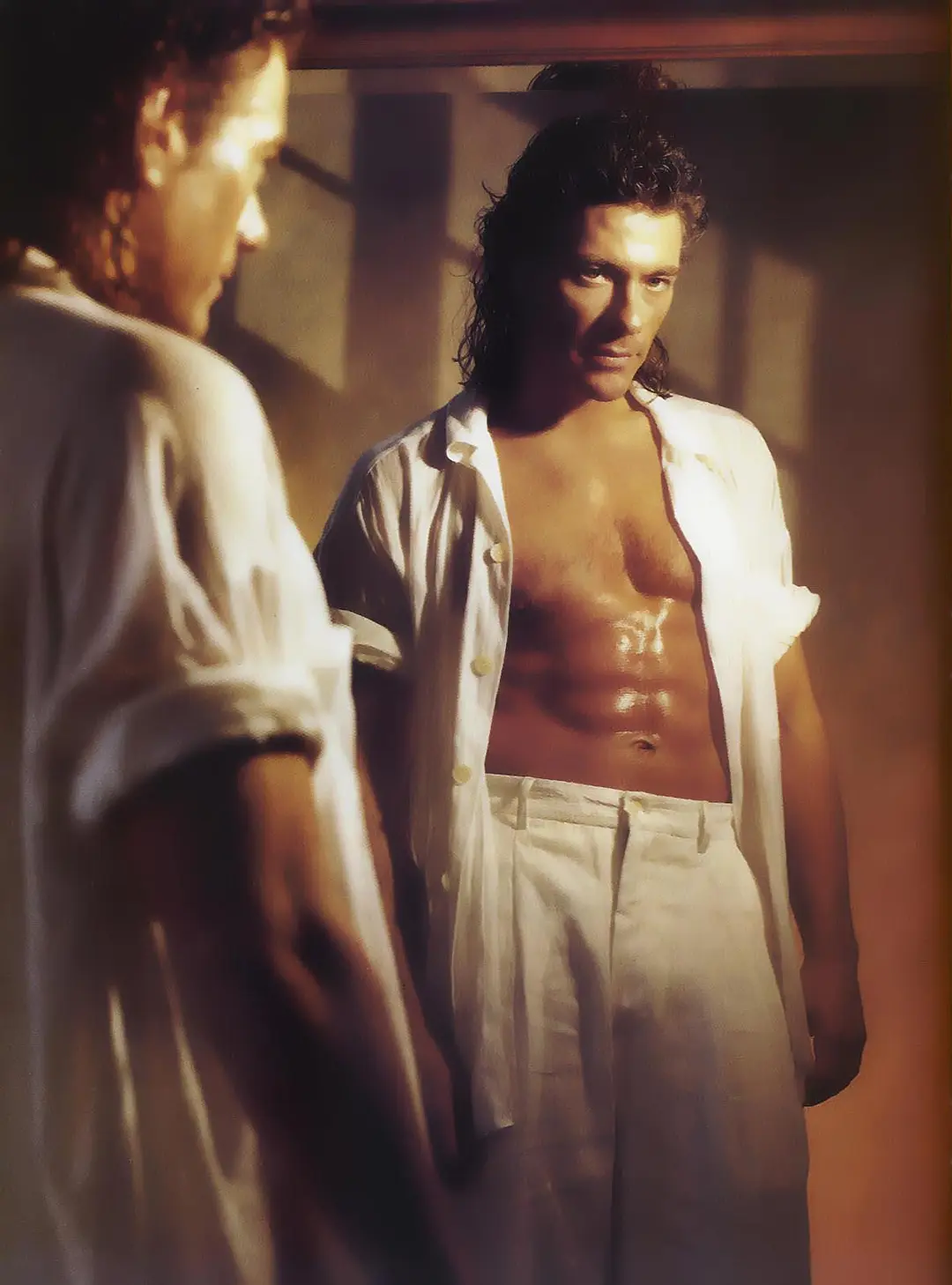 充满力量感的尚格云顿，始终是很多人心中最劲爆的动作巨星