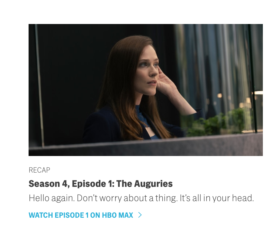 科幻剧集《西部世界》第四季上线 HBO Max