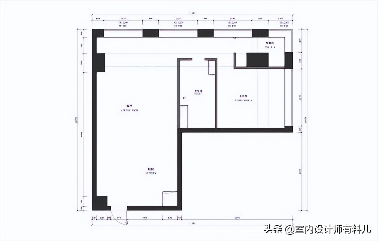 65㎡住一家4口，硬挤出2房2厅，卫生间学日式四分离，美观又实用