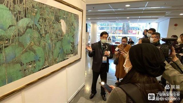 工筆畫家潘金良作品入展香港全球水墨畫大展2021