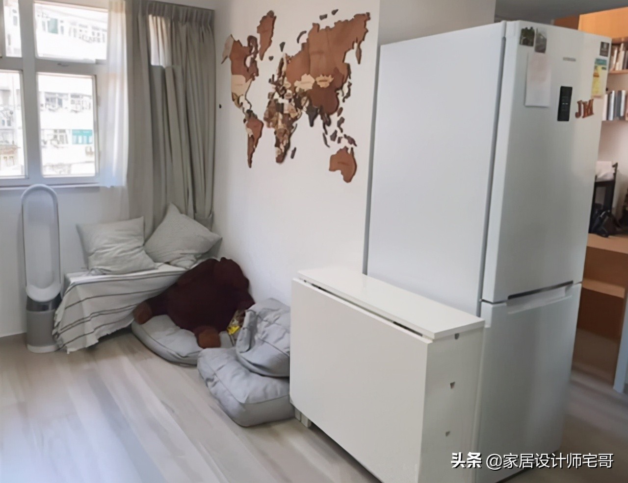 香港90后姑娘买下32㎡“老破小”，“穷转”翻新，网友：真是服了