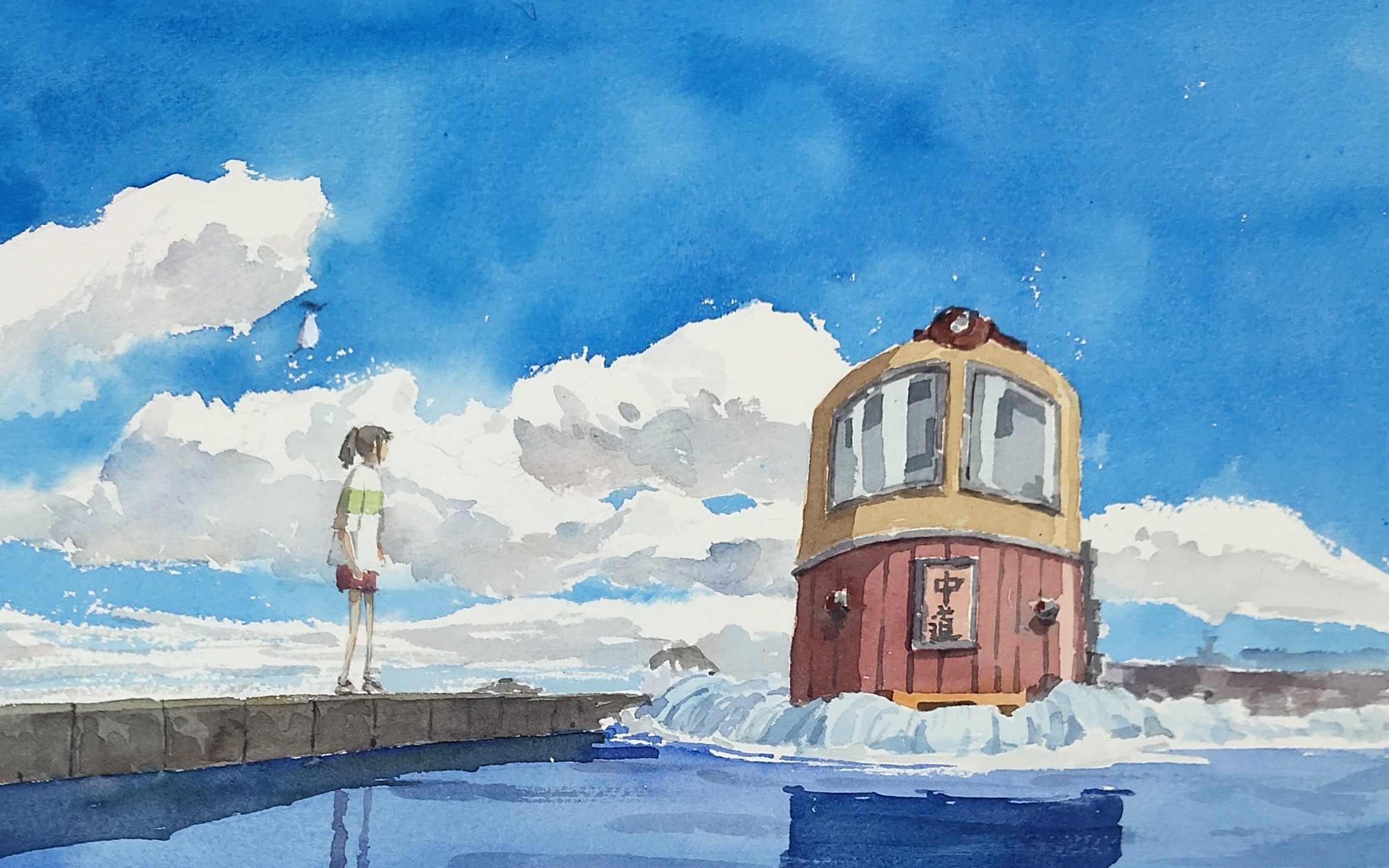 千与千寻:白龙是一条河,代表大自然,千寻代表人类