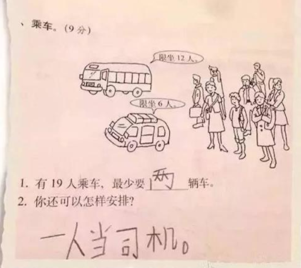小学生“极简试卷”火了，多写一笔算我输，老师还挑不出错