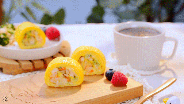 香滑绵密，吃不腻的厚蛋烧，平底锅就能做的高颜值早餐